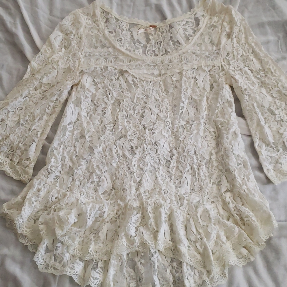 Lace Free People Shirt